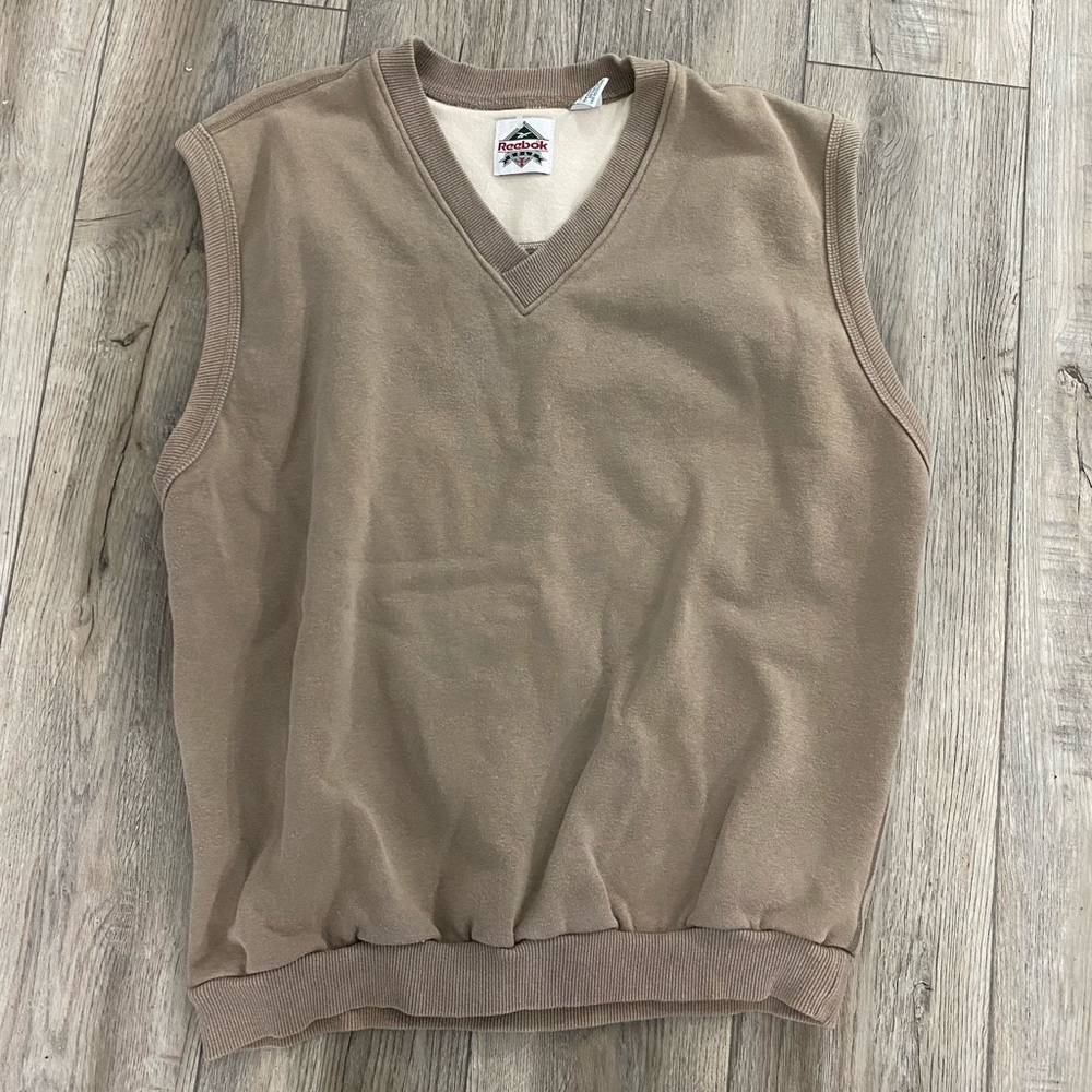 Reebok Gold Taupe Men’s Sweater-Vest